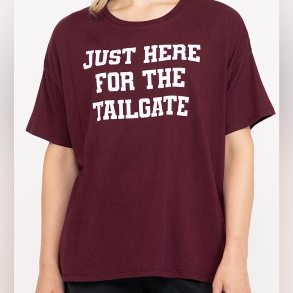 Maroon Graphic Tee